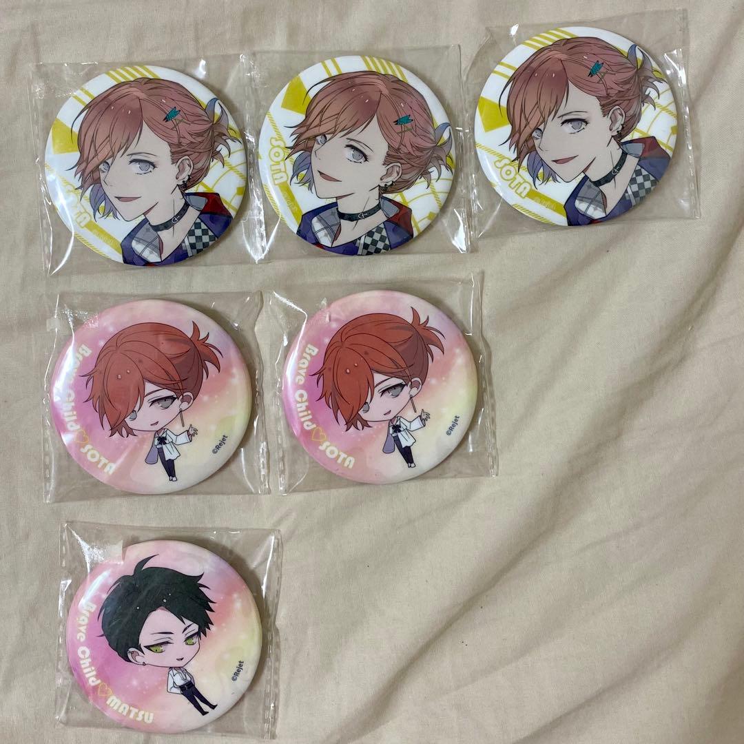 ディアヴォーカリスト　BRAVE CHILD 缶バッジ　セット