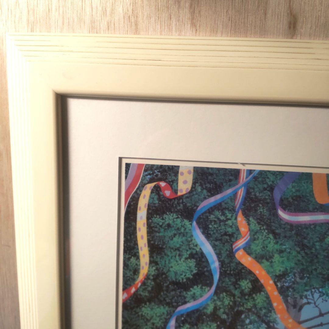 ヒロヤマガタ ウェディングデイ 大判絵画 額付き 73.5×72