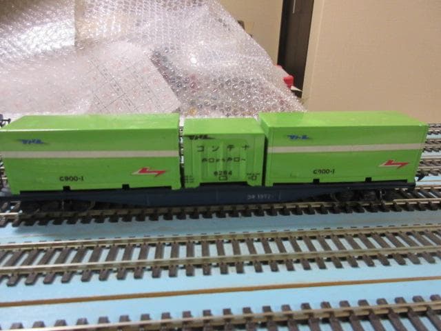 国鉄 コンテナ貨車 ５両セット HOゲージ（金属・エンドウ）