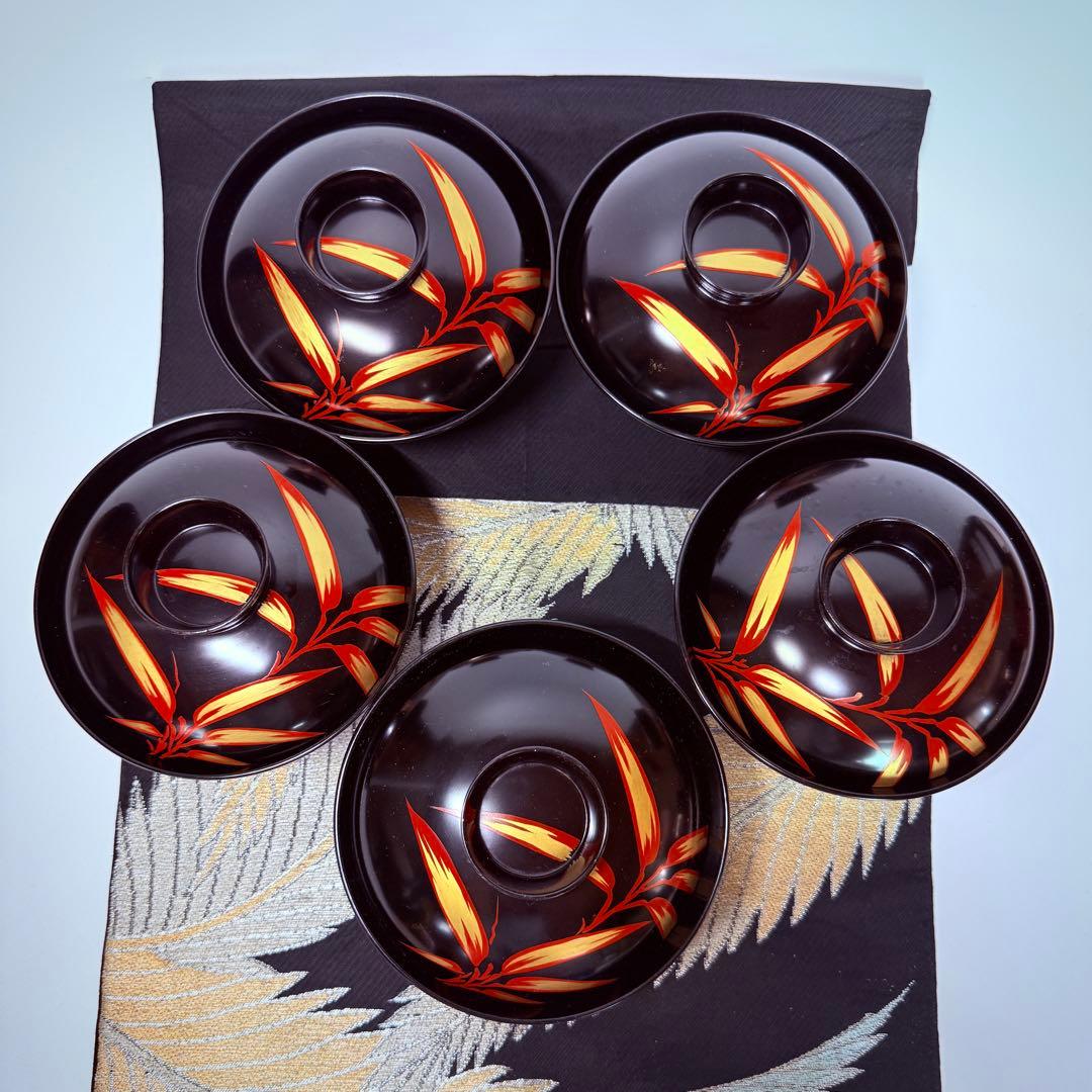 漆器 輪島塗 本蒔絵磨出金彩 木製 蓋付椀 お煮物椀 吸物椀