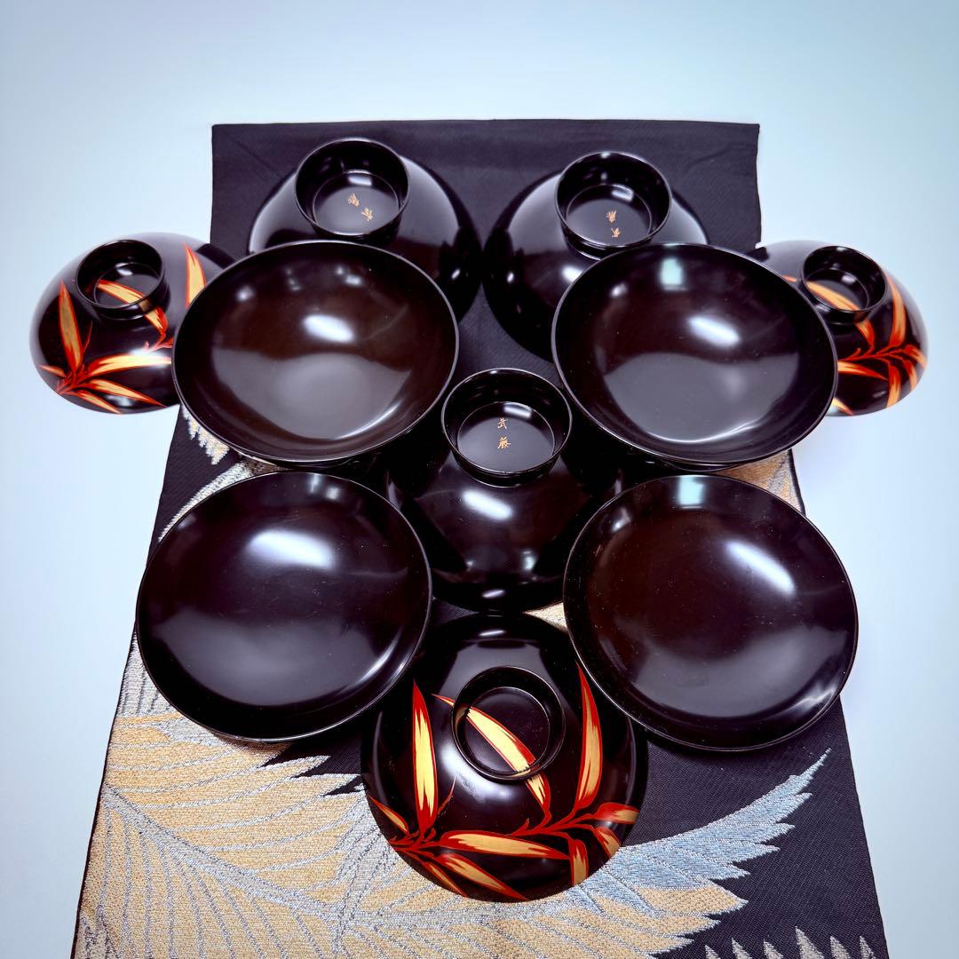 漆器 輪島塗 本蒔絵磨出金彩 木製 蓋付椀 お煮物椀 吸物椀