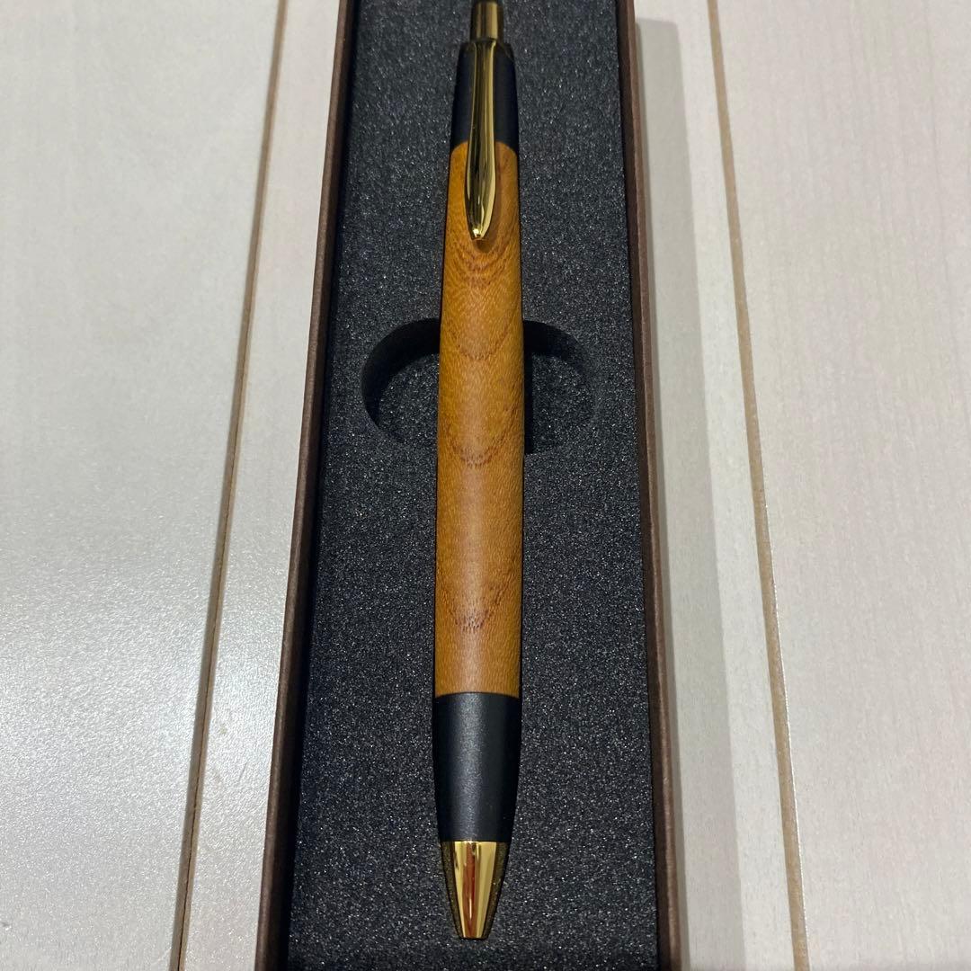 新品】ボナンペン 欅 シャープペンシル0.5mm 野原工芸似 工房楔 木軸