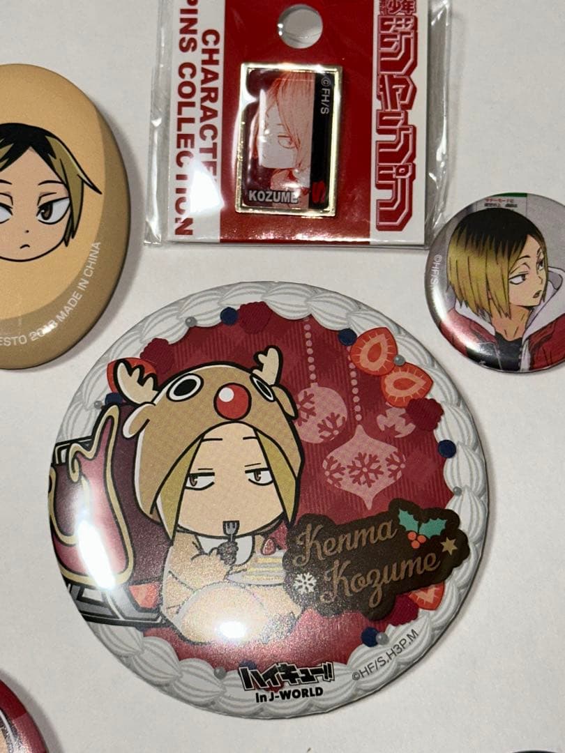 ハイキュー！！　孤爪研磨　缶バッジセット