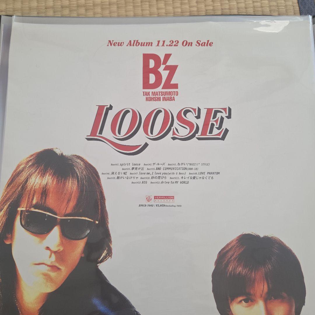レア！B'z LOOSE 告知ポスター 復刻版 稲葉浩志 松本孝弘 - メルカリ