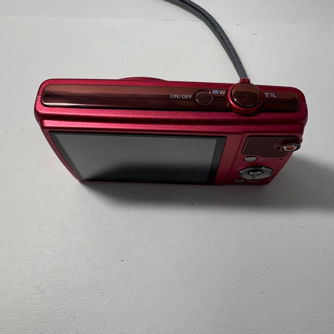 美品】OLYMPUS VR-37 オリンパス レッド 赤 デジタルカメラ