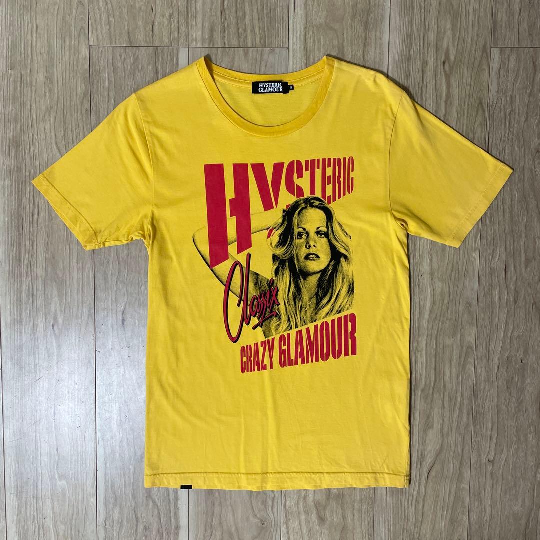 HYSTERIC GLAMOUR イエロー Tシャツ sサイズ