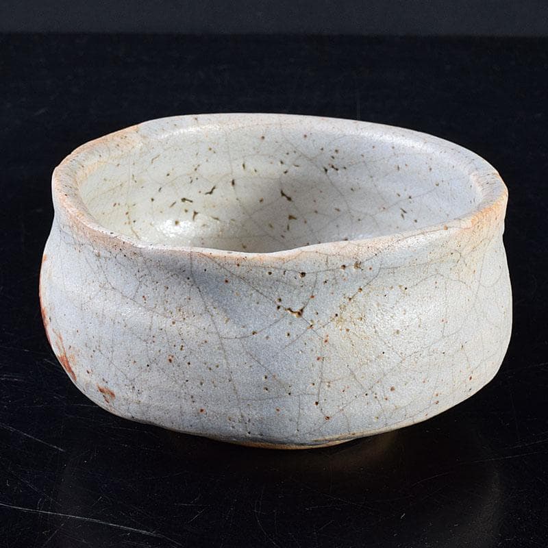 桃山時代 志野茶碗 美濃焼 元屋敷窯 陶祖十二代 加藤景秋極め箱 V