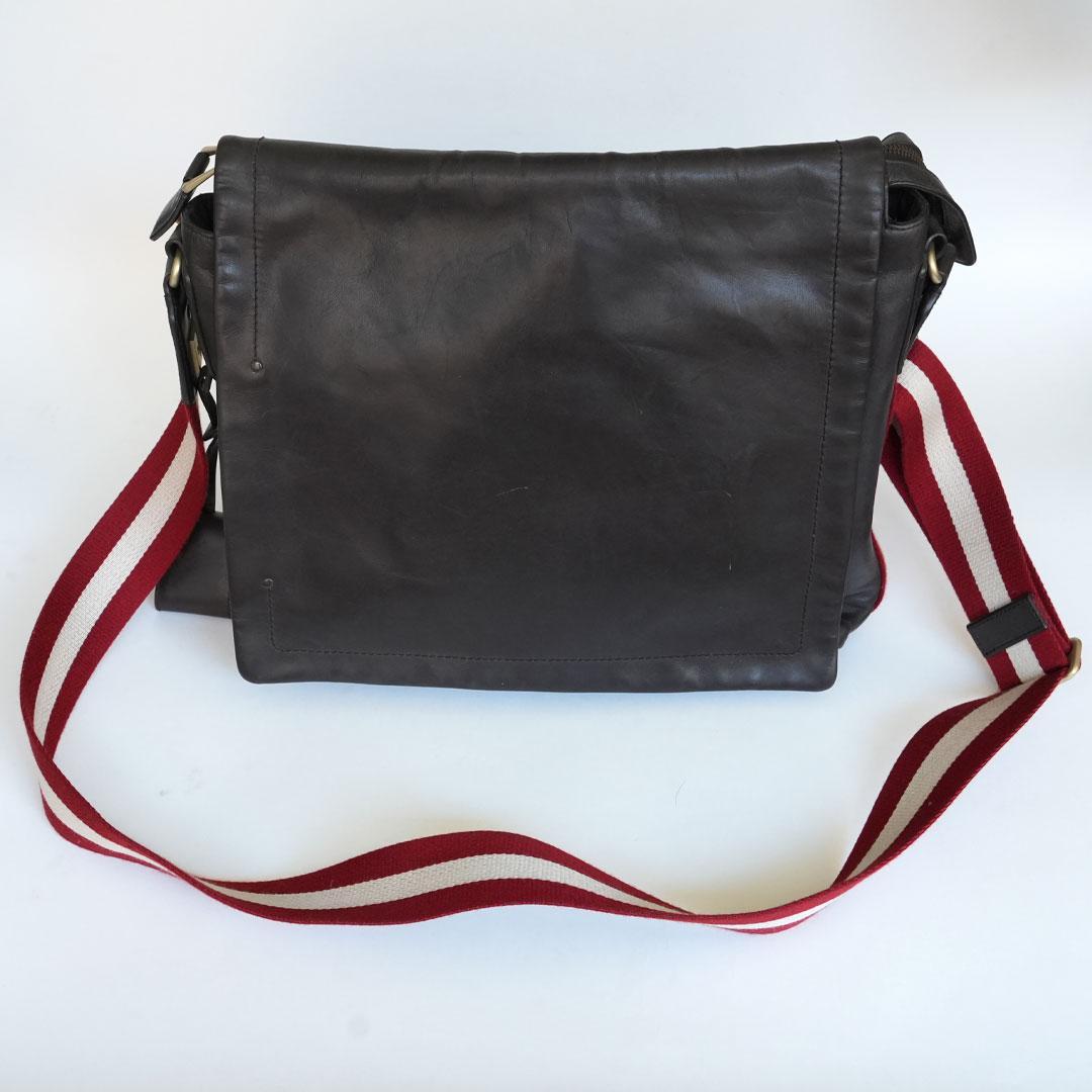 Bally バリー ショルダーバッグ レザー トローブ ビジネス 黒 メンズ