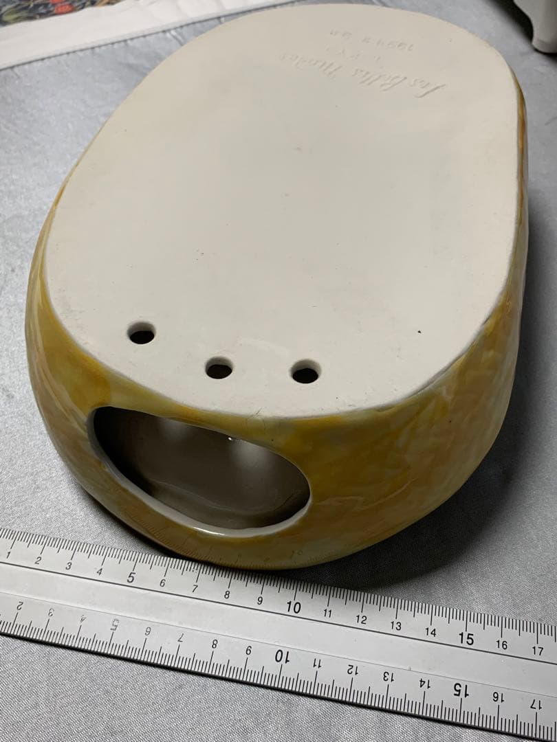 ベルモード帽子店記念品壁掛け花瓶1994