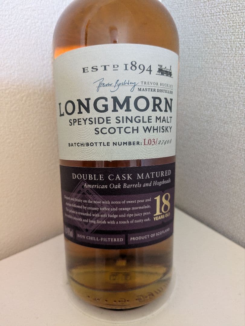 LONGMORN 18年 スコッチウイスキー Longmorn 18 Year Single Malt