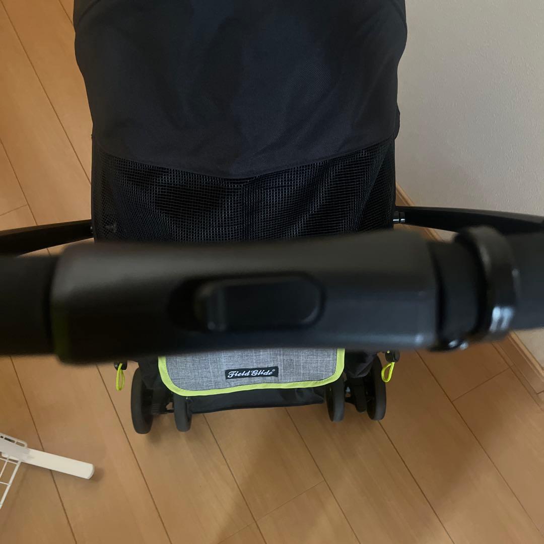 Field Slate ペットカート 黒/グレー/ネオンイエロー 割引