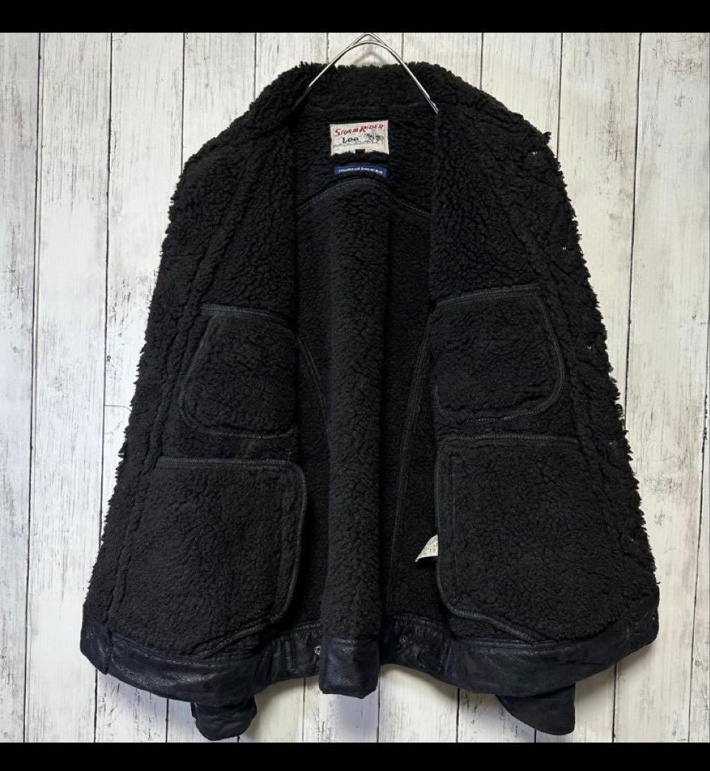 Lee ストームライダー ムートンジャケット ボアジャケット 裏ボア