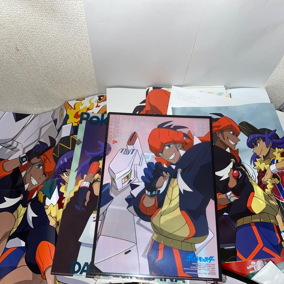 ポケモン キバナ ダンデ グッズ7個(クリアファイル2枚、ポスター5枚