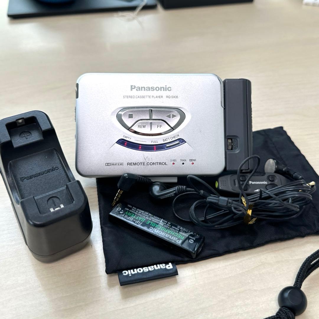 フルセットDE可動品】Panasonic カセットプレーヤー RQ-SX35