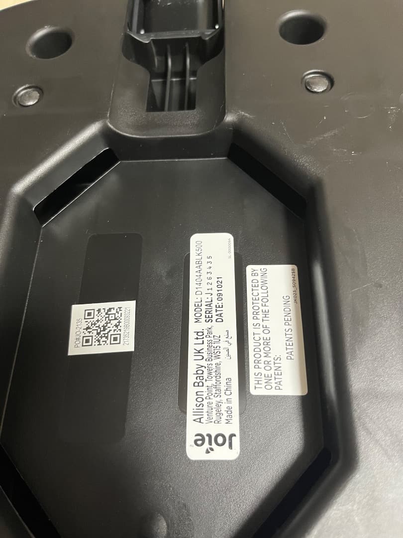 極美品　Joie　ISOFIX　i-Snug & i-Base チャイルドシート