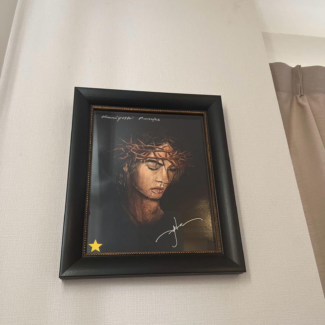 金子國義HYDE 絵画FAITH 直筆サイン入りラルクジグレ限定666