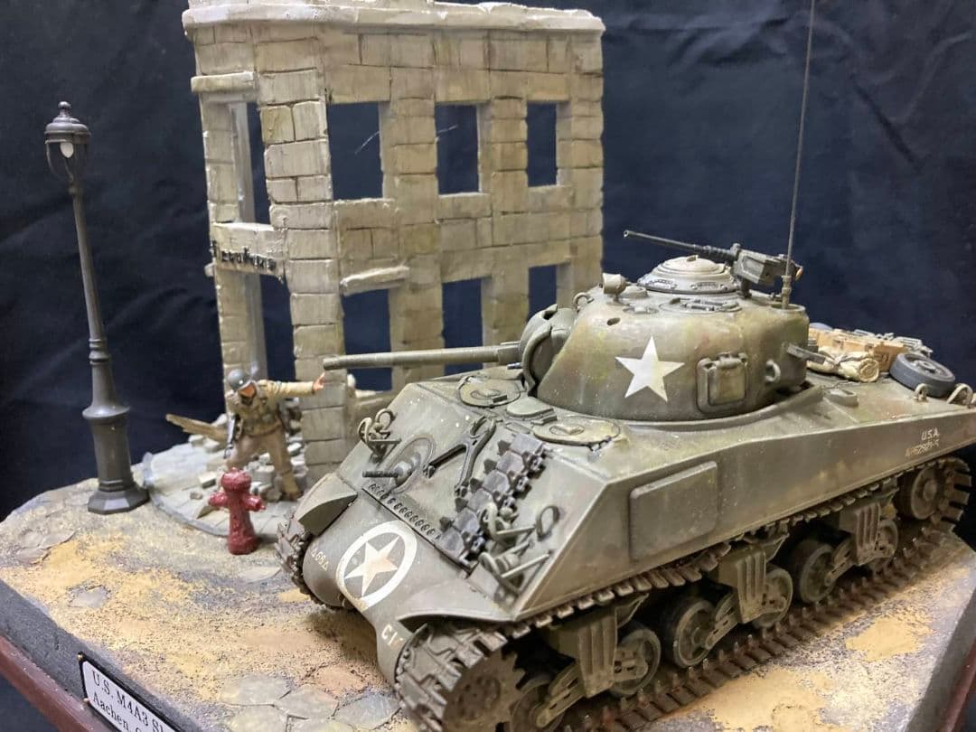 M4A3 シャーマン　ミリタリー　ジオラマ