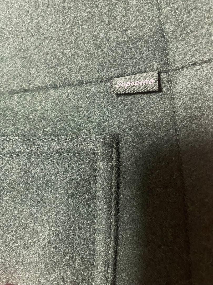 シュプリーム ドンキージャケット レザーウール コートブルゾンメンズ L