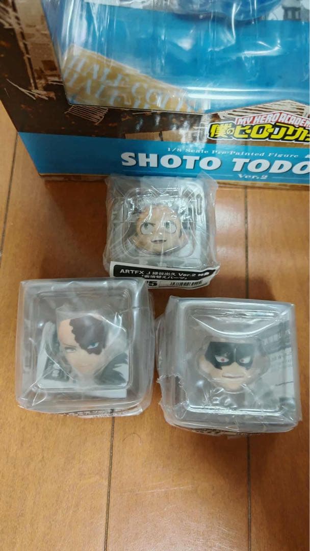 僕のヒーローアカデミア ARTFX-Jフィギュア 3体セット 差し替えパーツ付き