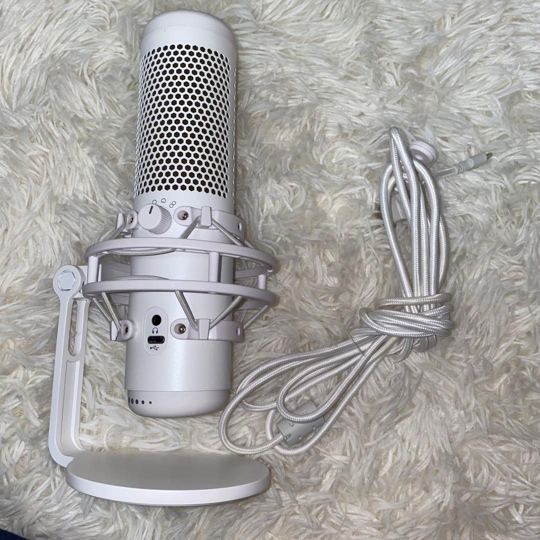 HyperX QuadCast S ホワイト 白 コンデンサーマイク