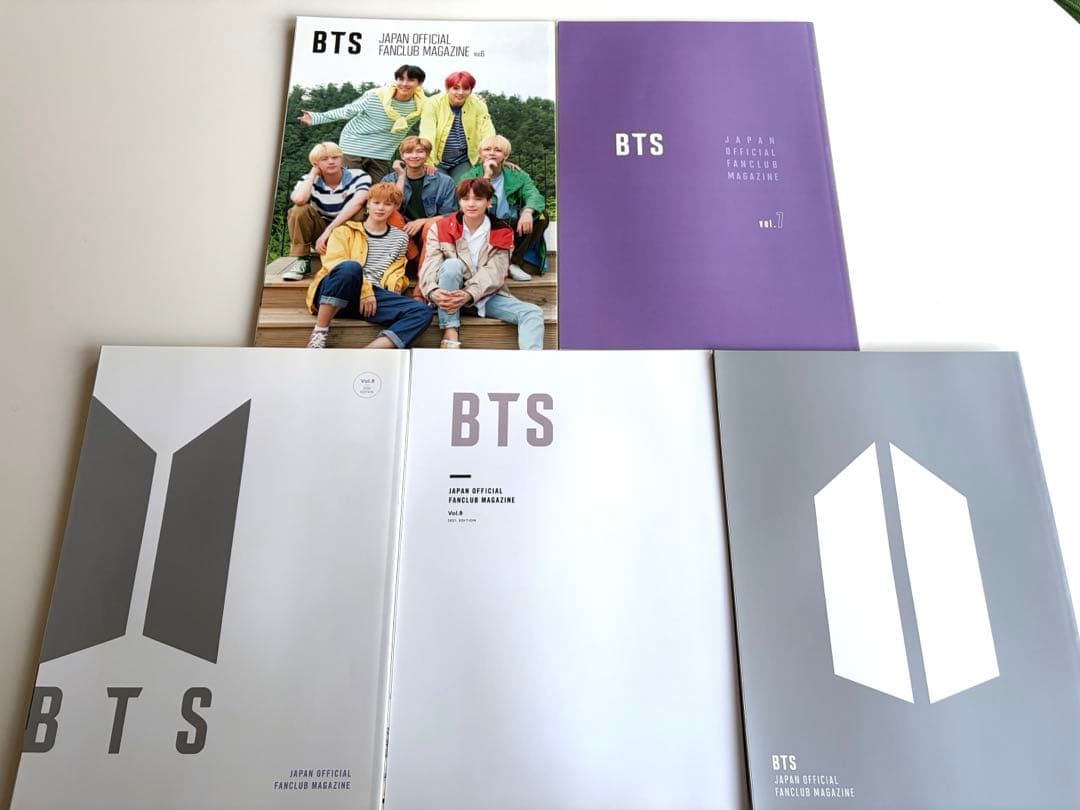 BTS会報vol.1〜10 メッセージカードなど