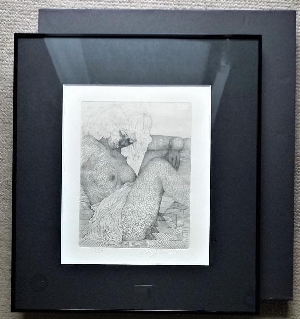 城景都　エッチング　エディションナンバー９/３５　鉛筆サインあり