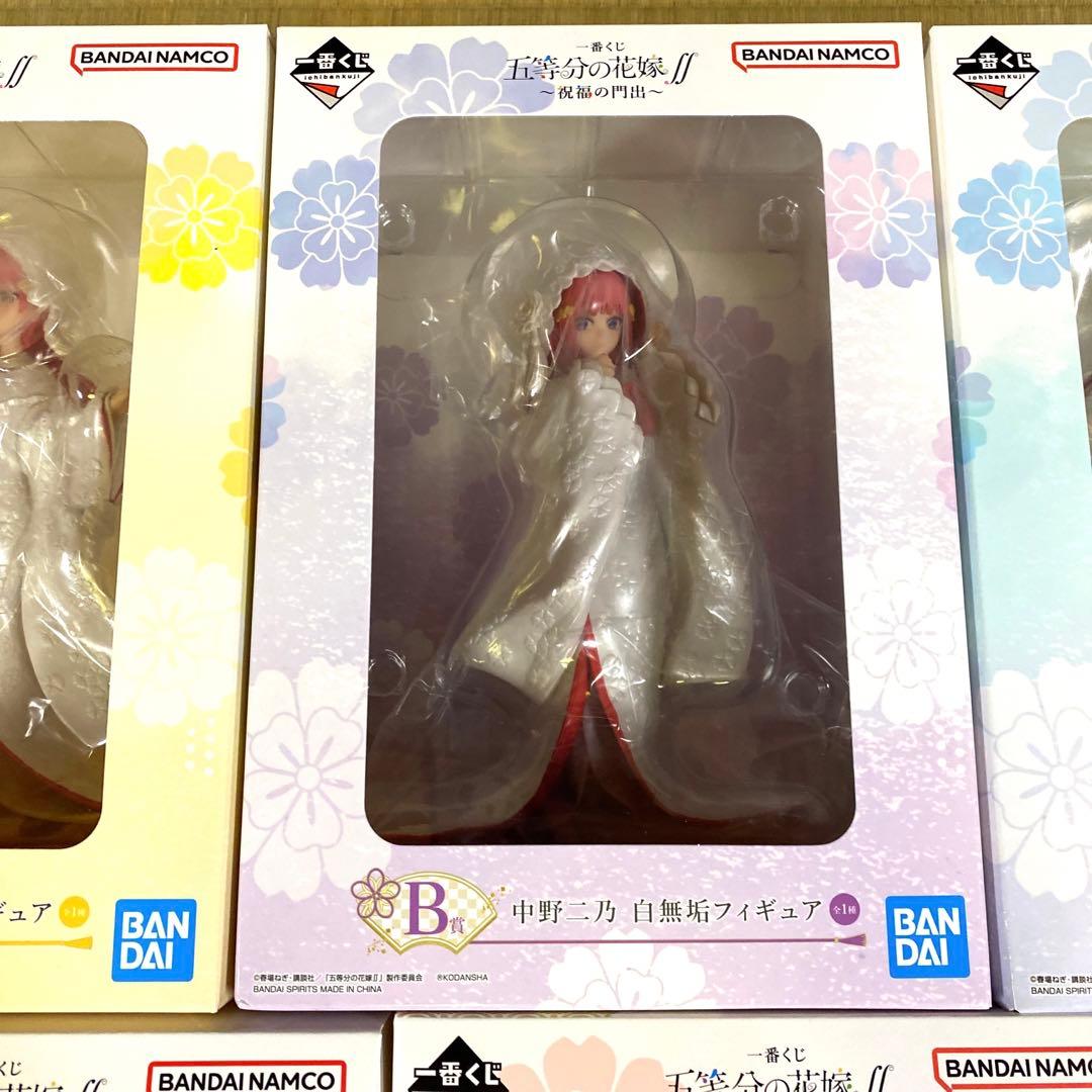 【匿名配送】五等分の花嫁　一番くじ　フィギュア コンプリート　販促材付き セット