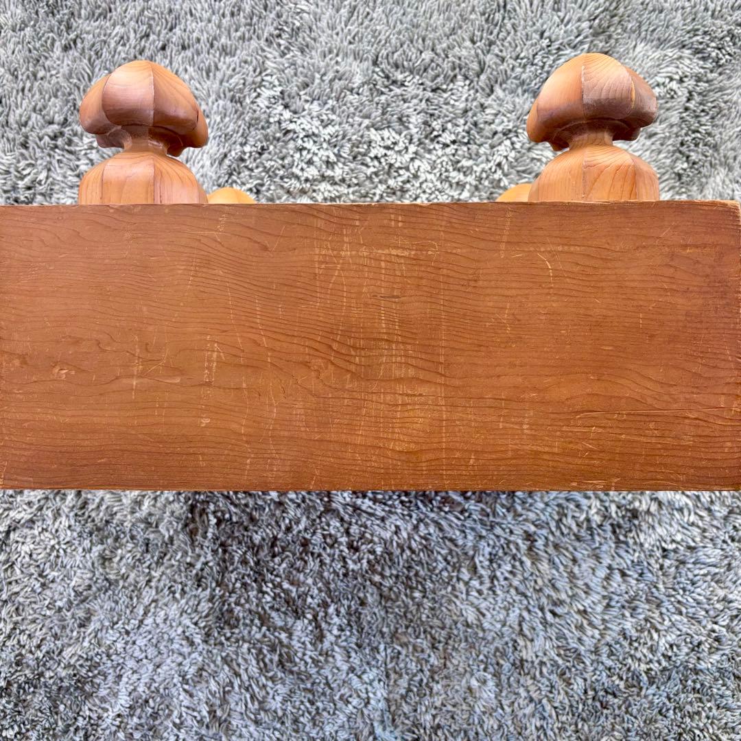 足付碁盤 厚さ約17.5cm ヘソ有り 路盤 囲碁盤