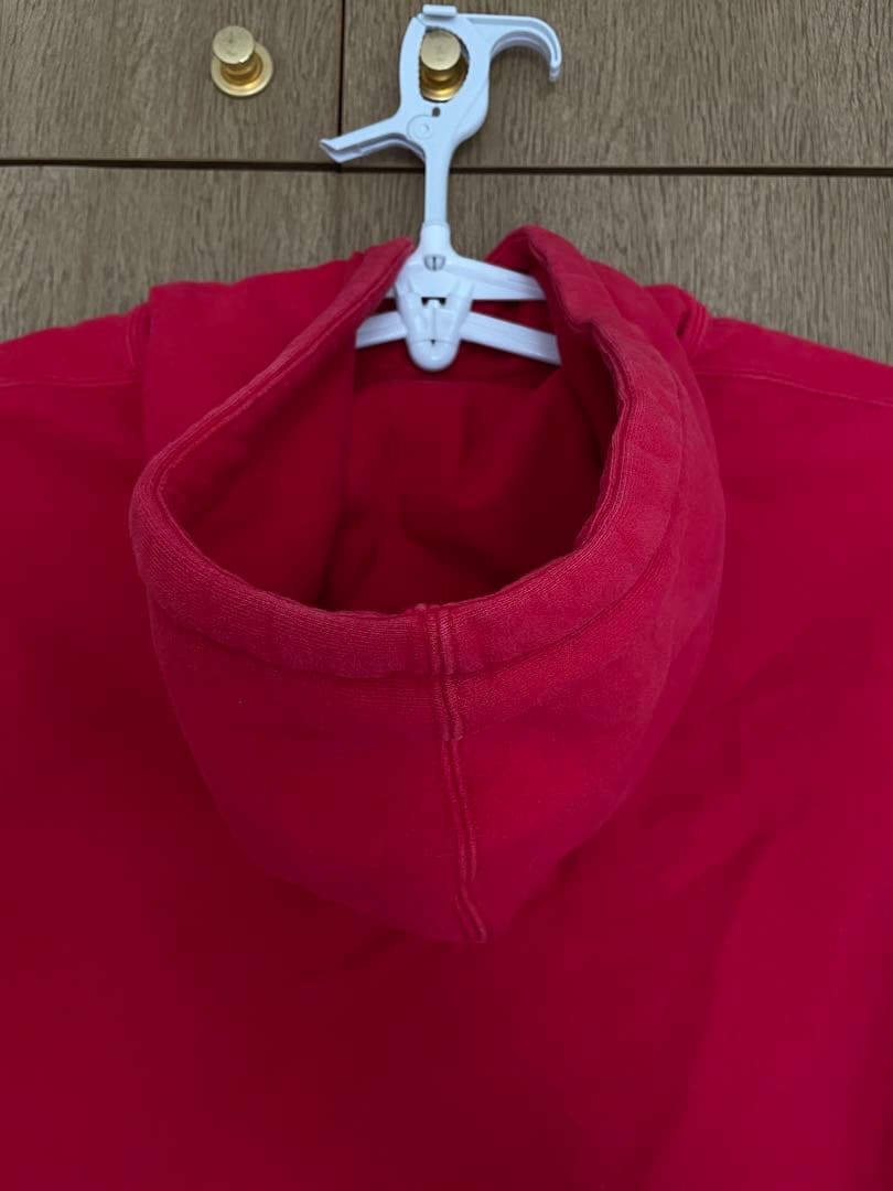 supreme_フーディー_レッド