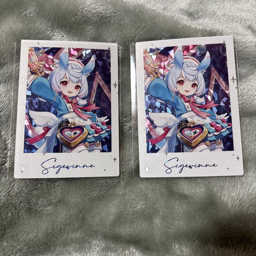 原神 fes 2026 チェキ カード シグウィン 2枚セット - メルカリ