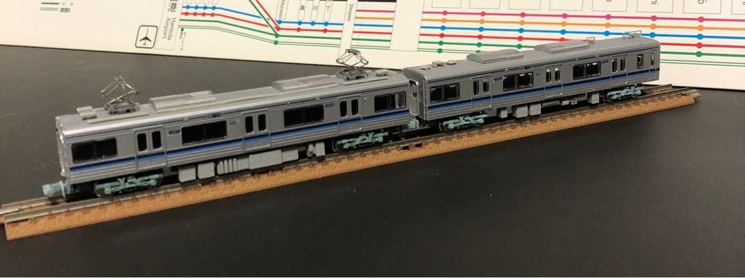 管理番号1609 北総7300形 Nゲージ塗装済キット素人組立品 4両