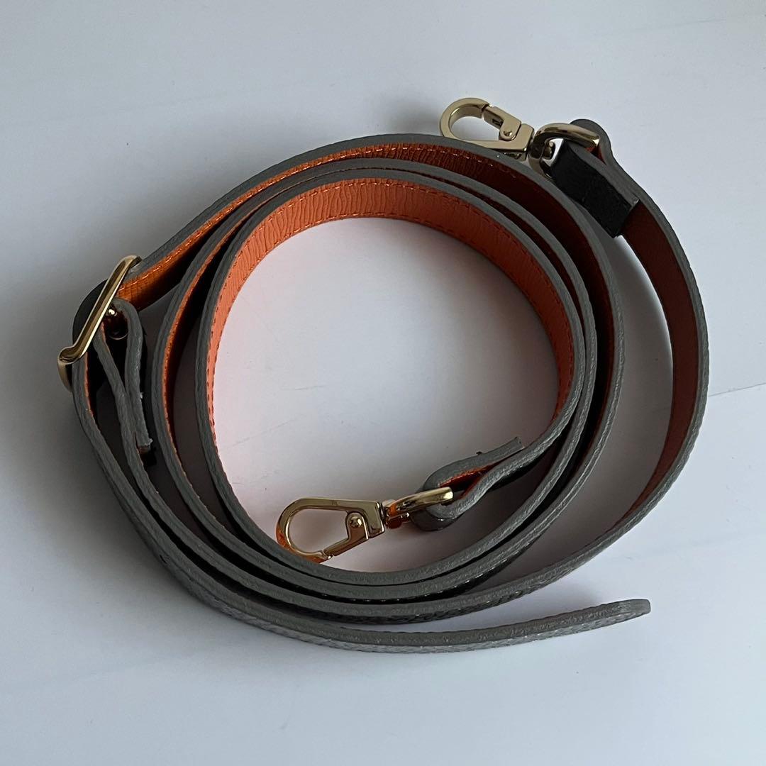 ✨未使用保管品✨　ADMJ 　ハンドバッグ　レザー　グレー　エンブレム