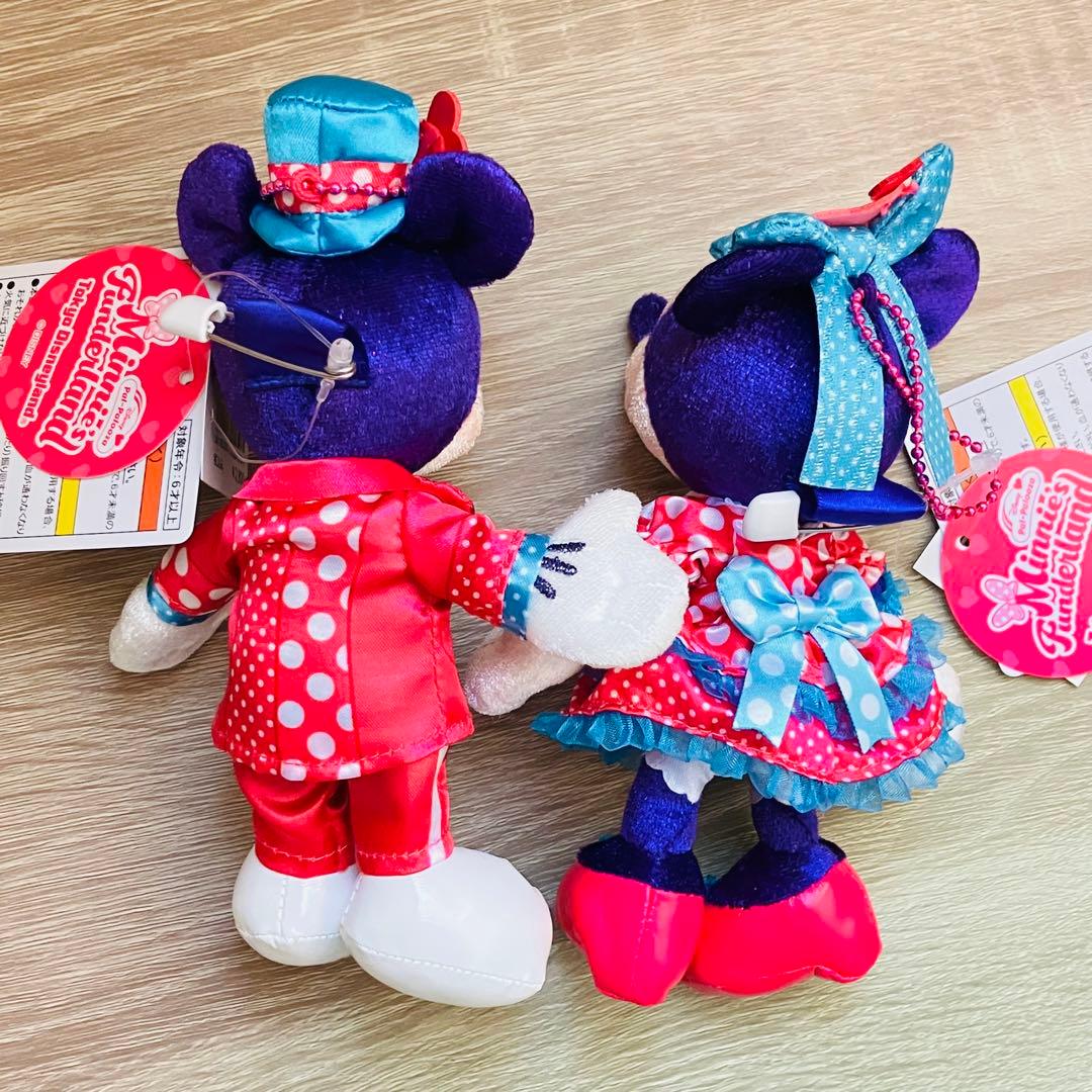 2個セット】 パルパルーザ ミニー ミッキー ぬいぐるみバッジ