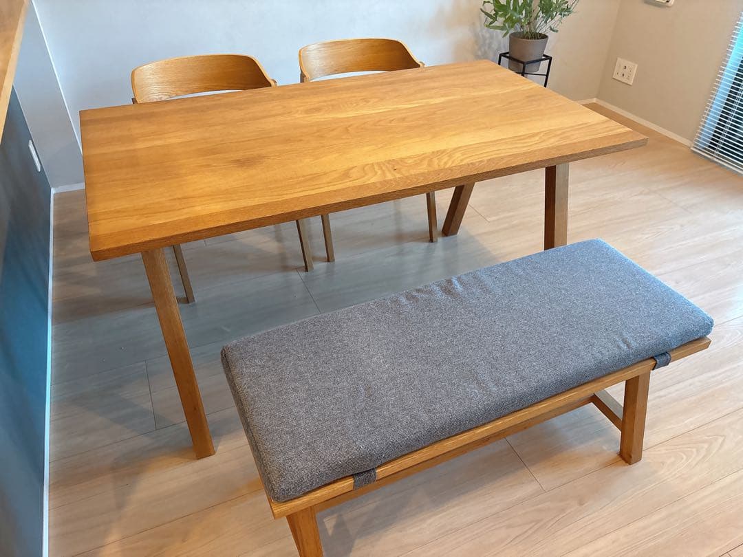 unico ELEMT(エレムト) ダイニング4点セット【ベンチ】