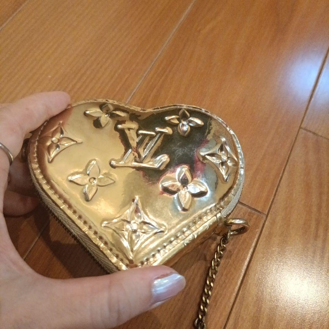 Louis Vuitton　ヴィトン　ミロワール　ケース　ハート　ゴールド