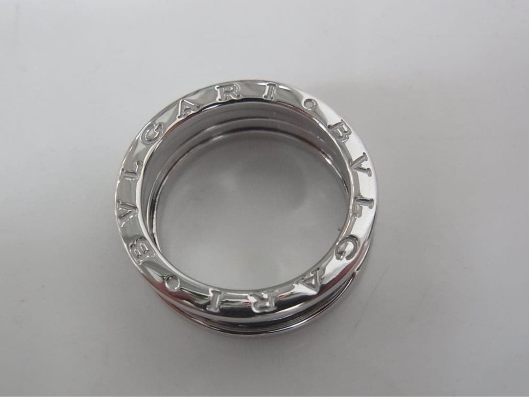 ブルガリ #56 15.5号 ビーゼロワン リング K18WG Bzero1