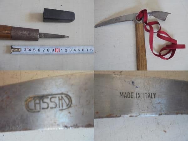 AKa6987 年代物 ピッケル MADE IN ITARY イタリア製 登山用