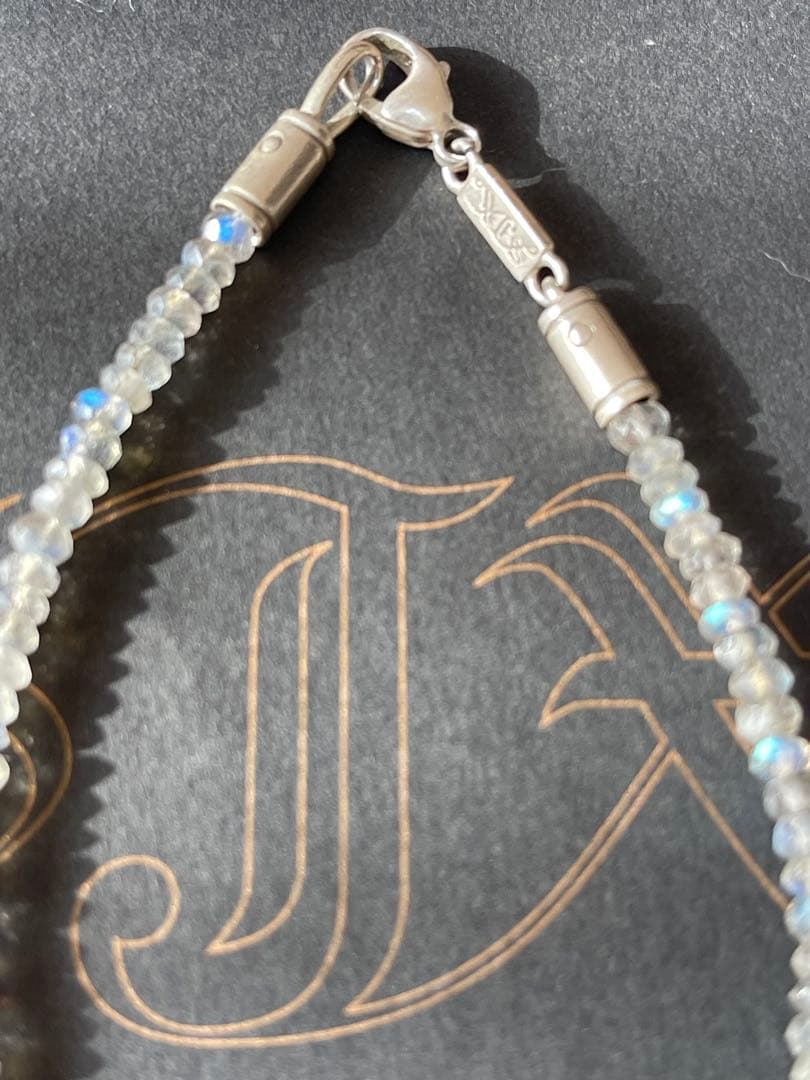 SJX ラブラドライトブレスレットsilver925