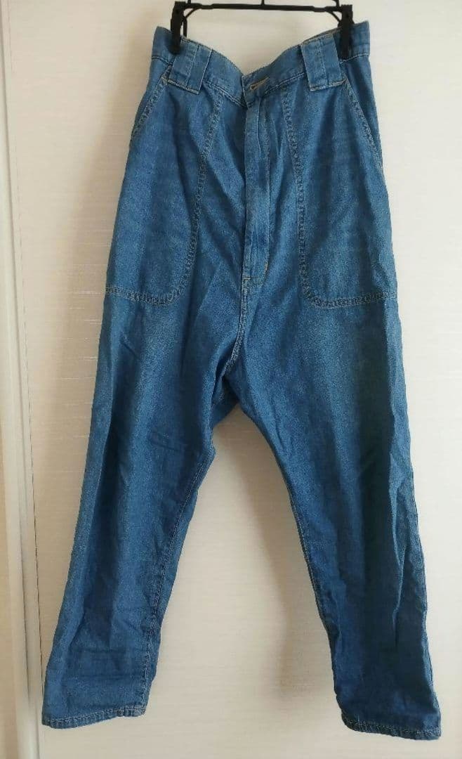 mercibeaucoup メルシーボークーLeeサロペット風サルエルデニム