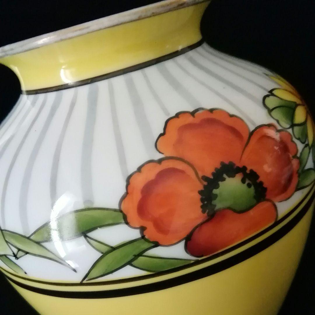 逸品 大正ロマン オールドノリタケ 花瓶 花生け アンティーク M印 和