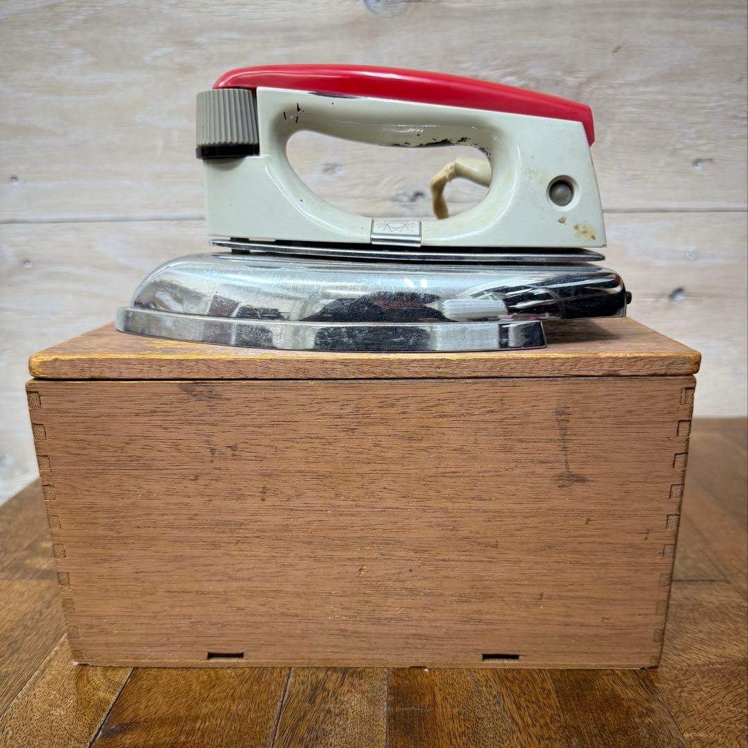 昭和レトロ アイロン ナショナル NI-39A 7号自動アイロン アンティーク