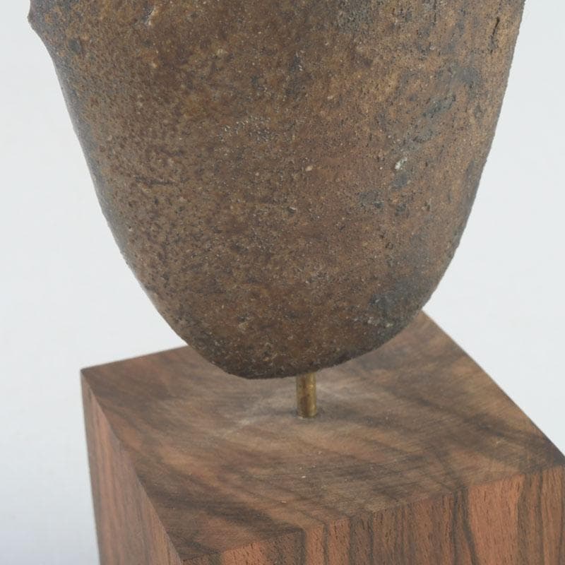 備前焼 置物 オブジェ 陶印あり V 9713