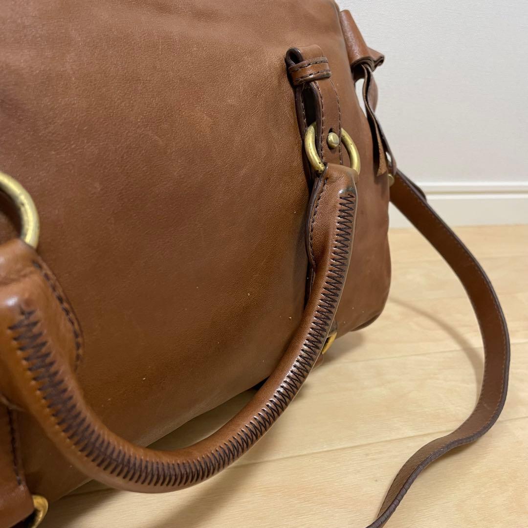 ■MIUMIU（ミュウミュウ）良品 / ハンドバッグ / ブラウン系