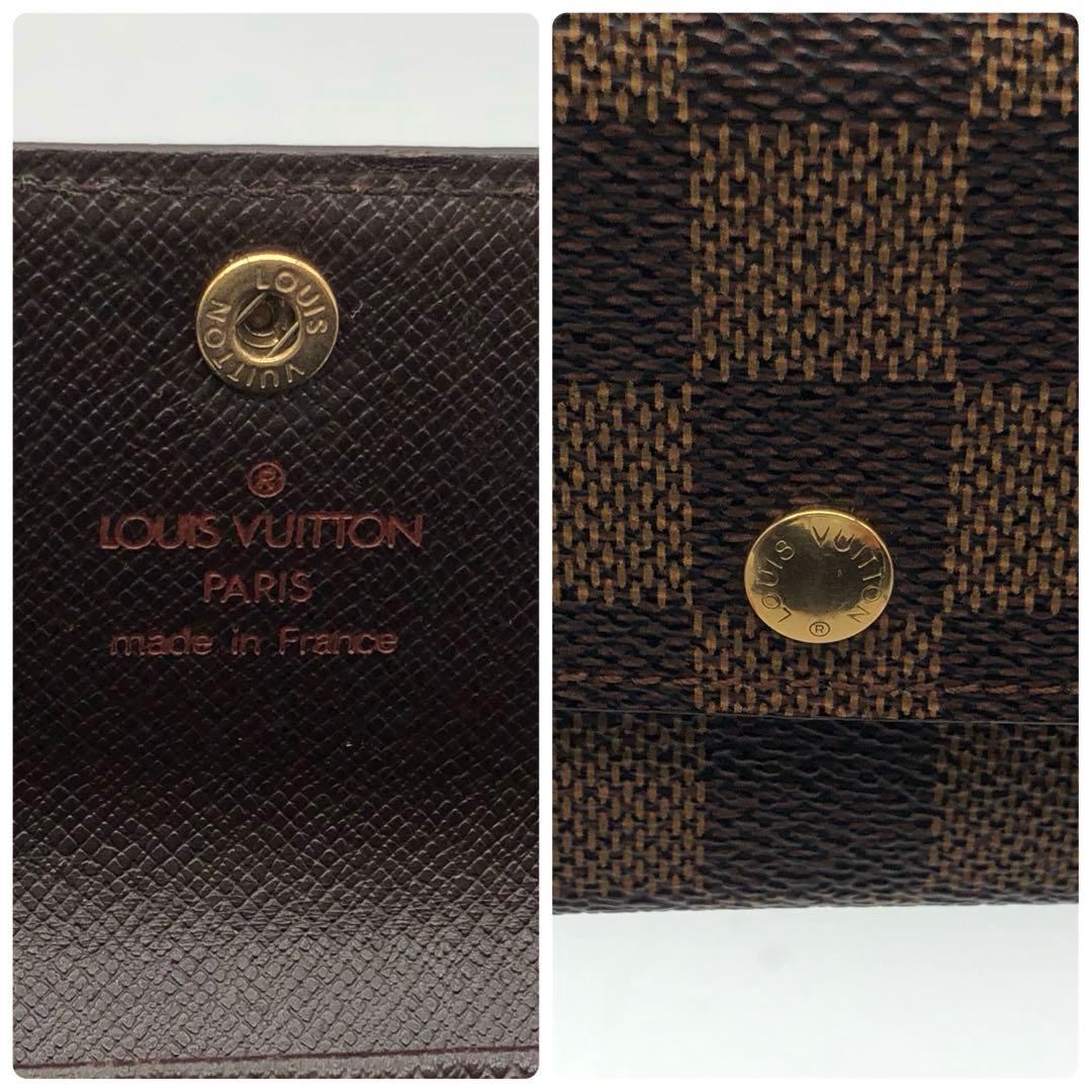 ルイヴィトン ケース ダミエ 小銭入れ ポルトモネプラ パース