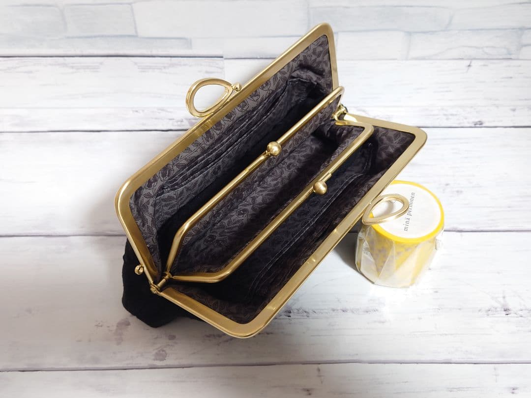 専用　新色dop【ブラック】 長財布 ミナペルホネン dop タンバリン