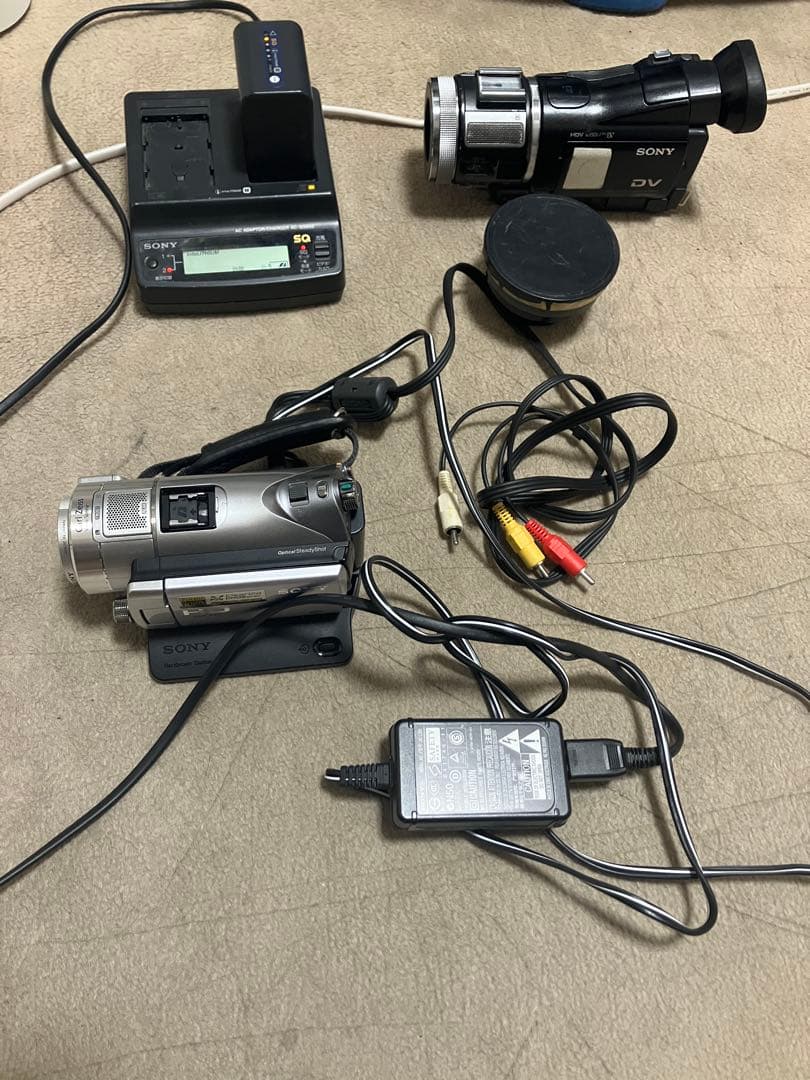 SONY ビンテージビデオカメラ 2台 SONY ビンテージビデオカメラ 2台