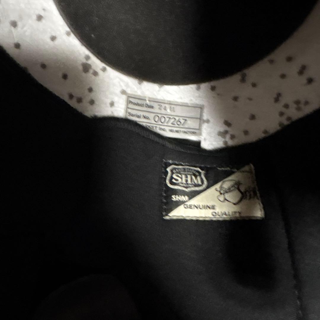 SHM ブラック ジェットヘルメット