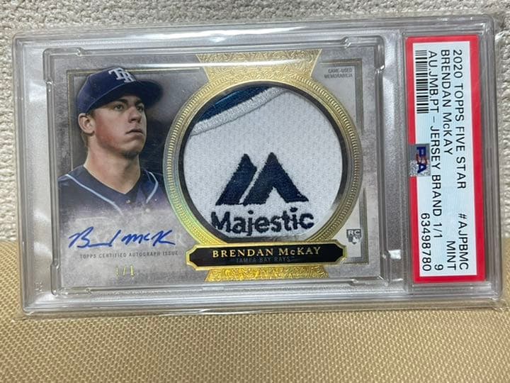 Brendan McKay 2020年ルーキー直書き直筆サインカード 1/1!【その他】