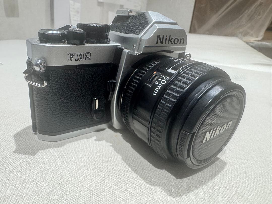 Nikon FM2 一眼レフカメラ 50mmレンズ付き