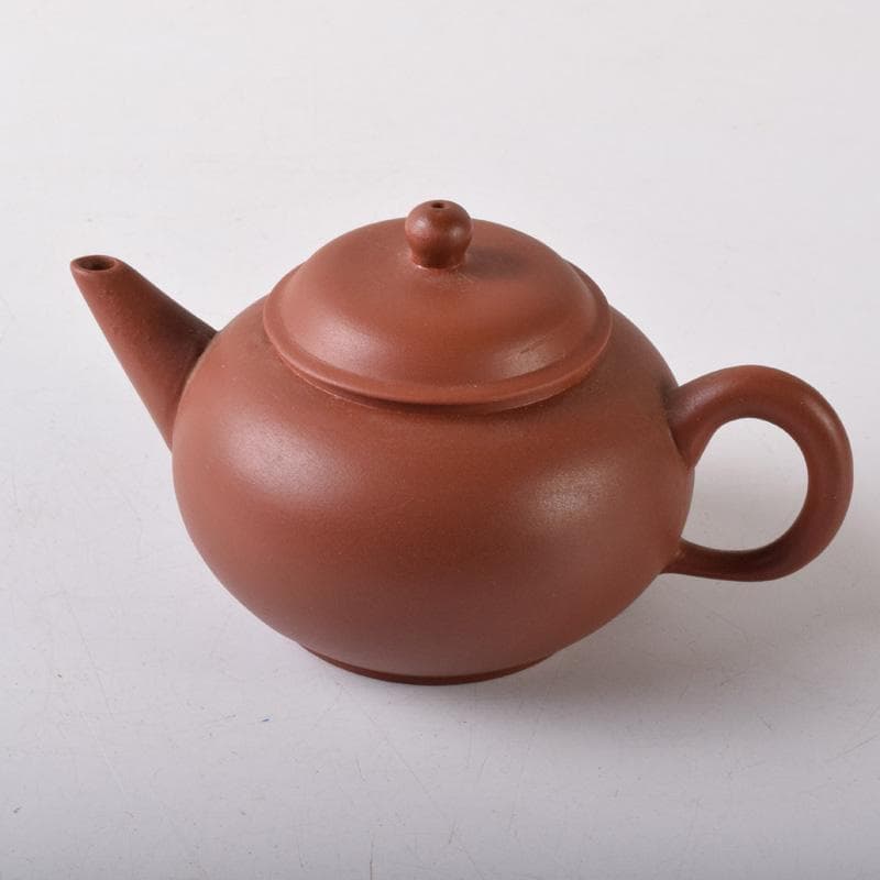 中国　紫砂　朱泥　急須　茶壷　在銘　C　7534